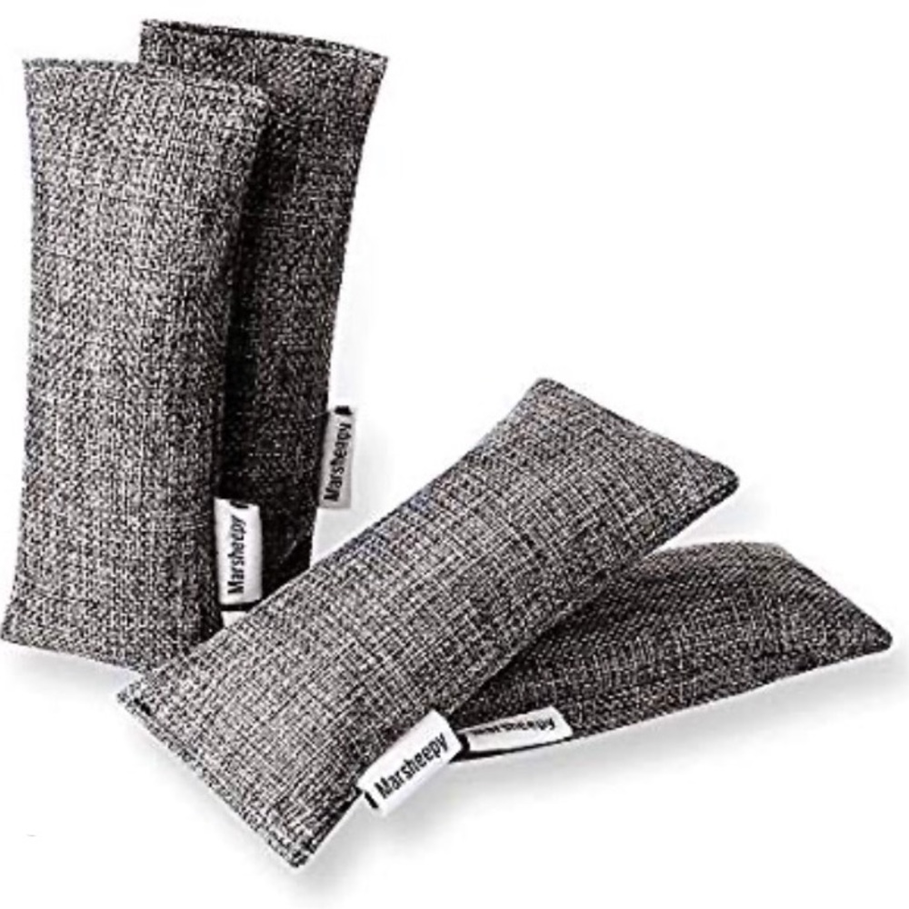 NEW Natural bamboo linen charcoal shoe deodorizer